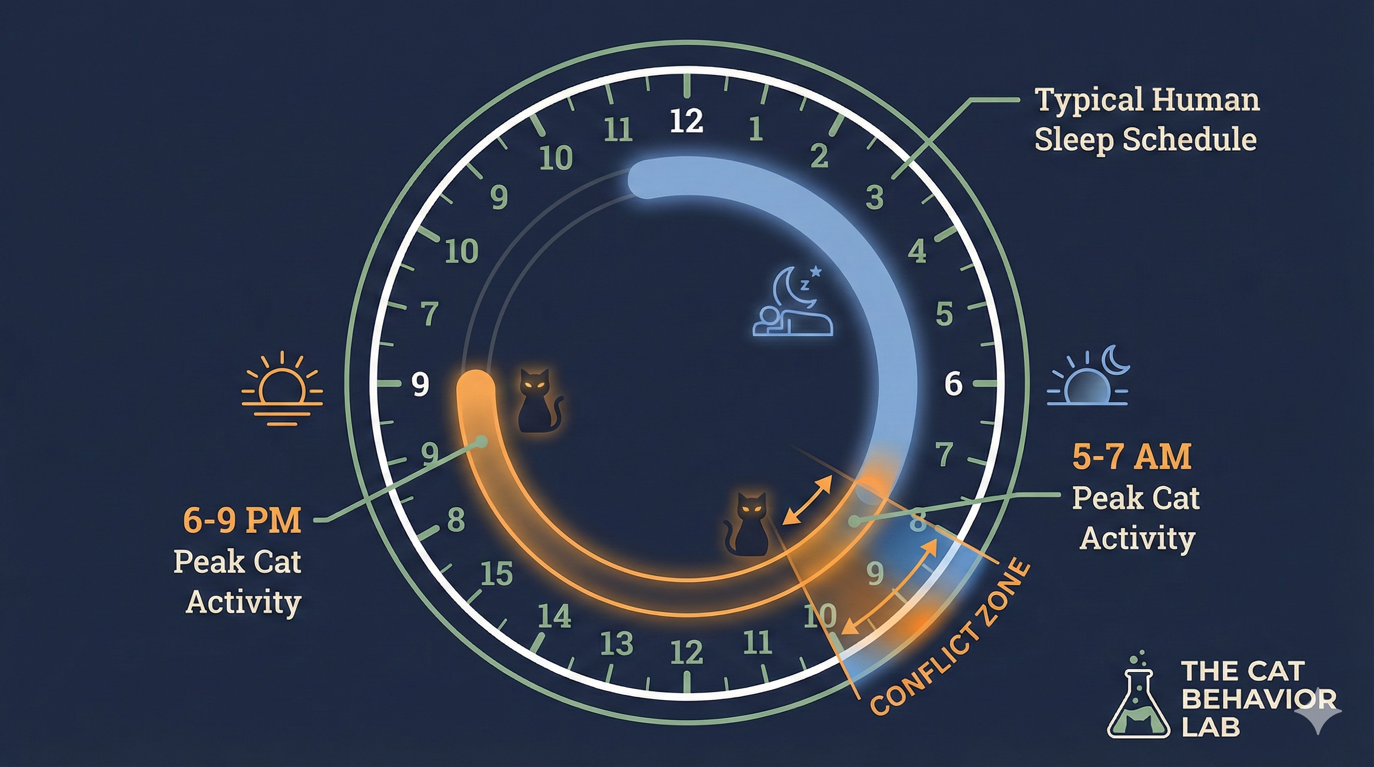 Cat Sleep Cycle Diagram